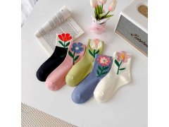 Ponožky s květy 6