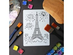 Šablona s motivem - Eiffelova věž