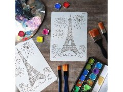Šablona s motivem - Eiffelova věž 6