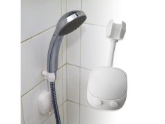 Samolepící držák na sprchu - bílý