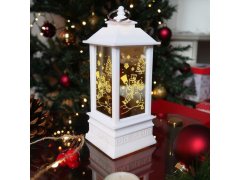 Vánoční LED lucerna - sněhulák 1