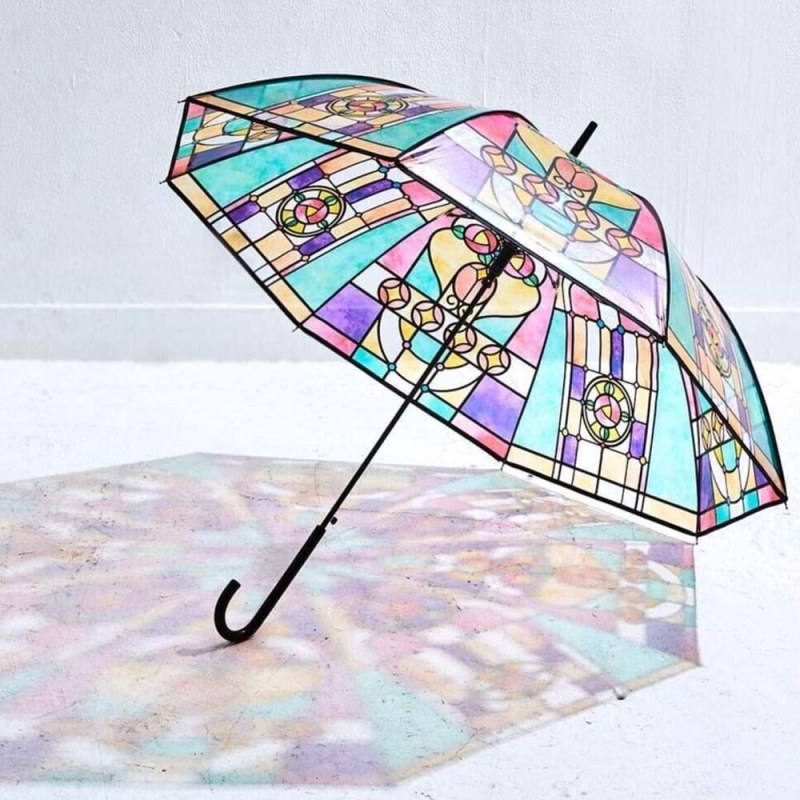 Deštník se vzorem - vitráž - Dárky.pro
