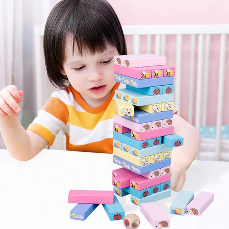 Dětská hra - dřevěná věž - Dárky.pro