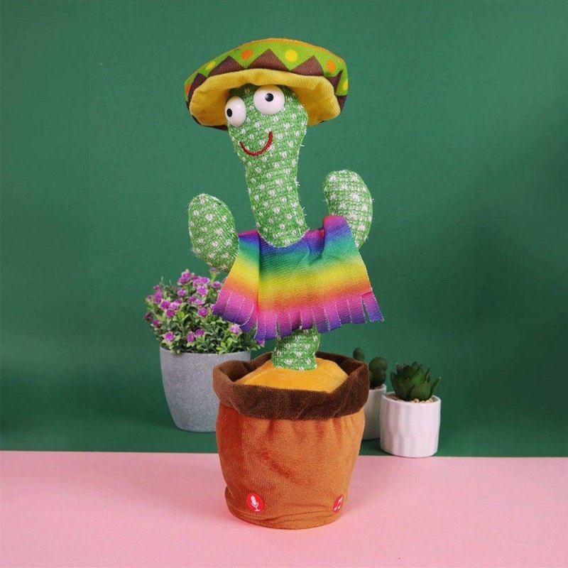 Mluvící a zpívající kaktus - Mexičan - Dárky.pro