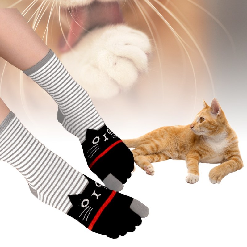Prstové ponožky - kočky - Dárky.pro