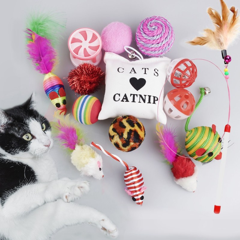 Set hraček pro kočky - Dárky.pro
