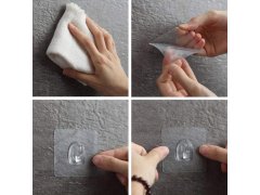 10 ks přilnavých háčků bez vrtání 3