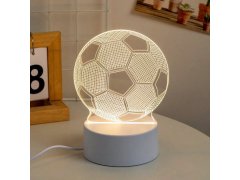 3D lampička - fotbalový míč 7