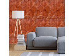 3D tapeta ornament - dřevěný 1