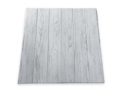 3D tapeta - světle šedé dřevo 6