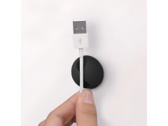 5 ks Nalepovací držáky na kabely - černý 10