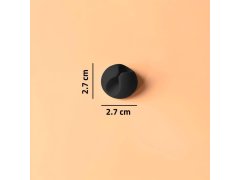 5 ks Nalepovací držáky na kabely - černý 4