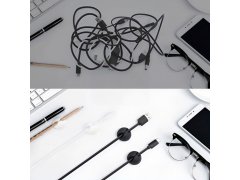 5 ks Nalepovací držáky na kabely - černý 5