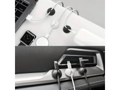 5 ks Nalepovací držáky na kabely - černý 7