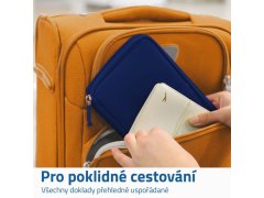 Cestovní organizér - tmavě modrý 2