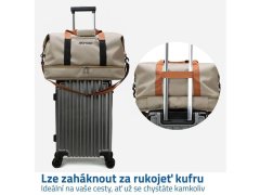 Cestovní taška s popruhem - modrá 2