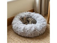 Chlupatý pelíšek pro kočky, průměr 40 cm 1