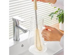 Čistící kartáč na lahve s&nbsp;dřevěnou rukojetí 4