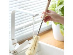 Čistící kartáč na lahve s&nbsp;dřevěnou rukojetí 9