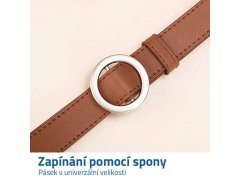 Dámský pásek - světle hnědý 3
