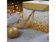 Dárková krabička 15 cm - třpytky 6