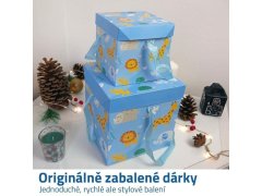 Dárková krabička 22 cm - safari 2