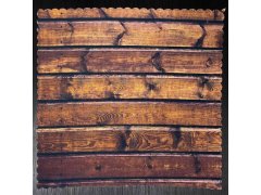 Dekorativní ubrus s&nbsp;dekorem dřeva 61 x 61 cm 6