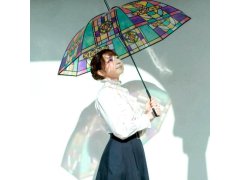 Deštník se vzorem - vitráž 8