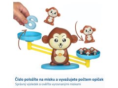 Dětská edukační opičí váha s čísly 3