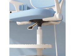 Dětská rostoucí otočná židle k&nbsp;psacímu stolu - světle modrá 5