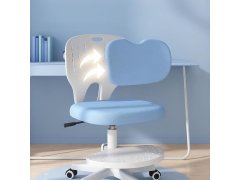 Dětská rostoucí otočná židle k&nbsp;psacímu stolu - světle modrá 6