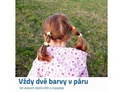 Dětské gumičky do vlasů 10 ks - kytičky 2
