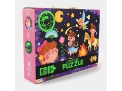 Dětské puzzle svítící ve tmě 96 dílků - princezny 4