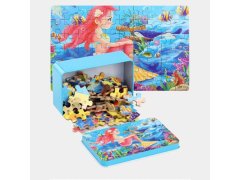 Dětské puzzle v plechové krabičce - mořská panna 14