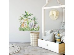 Dětské samolepky na zeď - zvířata z&nbsp;džungle 3