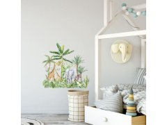 Dětské samolepky na zeď - zvířata z&nbsp;džungle 5