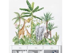 Dětské samolepky na zeď - zvířata z&nbsp;džungle 6