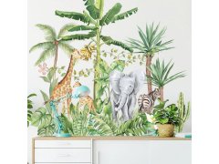 Dětské samolepky na zeď - zvířata z&nbsp;džungle 7