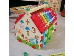 Dětský dřevěný domeček - Vzdělávací 4