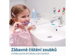 Dětský držák na zubní kartáček - kočička 2