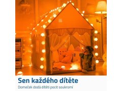 Dětský stan do pokojíčku - růžový 2