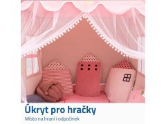 Dětský stan do pokojíčku - růžový 3