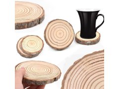 Dřevěný podtácek - letokruhy 7
