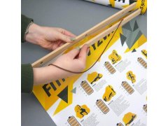 Dřevěný rám na plakát, šířka 41 cm 2