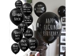 Drzé narozeninové balónky 10 ks 1