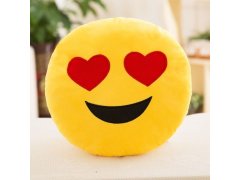 Emoji polštář - zamilovaný 1