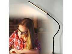 Flexibilní stmívatelná stolní LED lampa s klipem 7