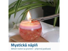 Gelová svíčka - růžová 3