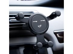 Gravitační držák na mobil do auta do ventilace smajlík 1