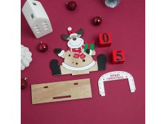 Kalendář na odpočet dnů do Vánoc - sněhulák 10